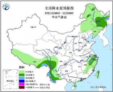 2015年8月21日中央气象台天气预报cctv1 2015.8.21