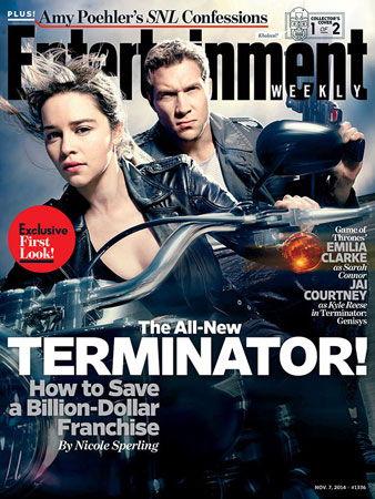 《终结者5：创世纪》登上了《娱乐周刊》封面