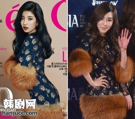 miss A秀智 VS 少女时代Tiffany 图片,影视