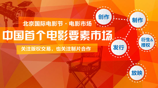 电影市场始终致力于打造一个覆盖电影产业链上各个要素的交易合作平台